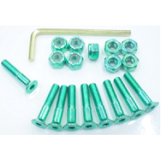 Skateboard Hardware Set 25mm Allen Green CLICK AND COLLECT