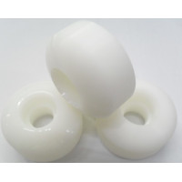 52mm Skateboard WHEELS 99A x 4 White CLICK AND COLLECT