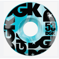 53mm Skateboard WHEELS DGK Blue Swirl 101A