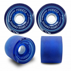 70mm Longboard Skateboard Cruiser Wheels 78A Blue Gel