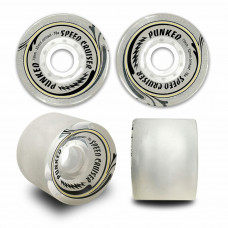 70mm Skateboard x 4 Wheels 78A Clear Gel CLICK AND COLLECT