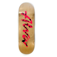 Alva Popsicle Pink Black Splatter OG Logo Team Skateboard Deck