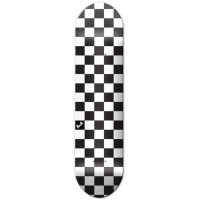 Skateboard Deck 8.25 Chequer Black and White CLICK AND COLLECT