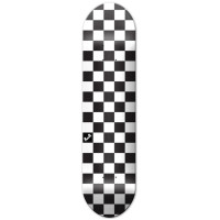 Skateboard Deck 8.25 Chequer Black and White