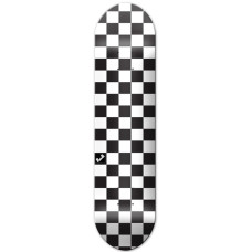 Skateboard Deck 8 Chequer Black and White
