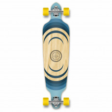 Dropthrough Longboard Custom Blue Natural 41