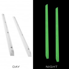 Skateboard Rails Ribs Glow In The Dark Green CLICK AND COLLECT