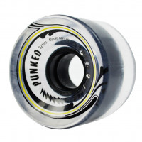 60mm Longboard Skateboard x 4 Cruiser Wheels 78A Gel Clear