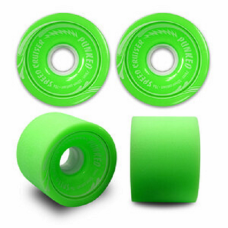 70mm Longboard Skateboard Cruiser Wheels 78A Green