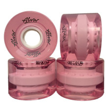 Alva Cruiser Wheels 60mm Champagne Clear Pink