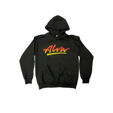 Skateboard Hoodie Alva OG Flame Black Large
