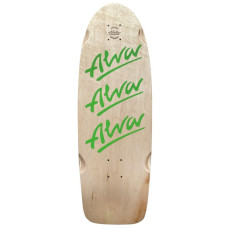 Skateboard Deck 10 inch Alva Tri Logo Pig Green