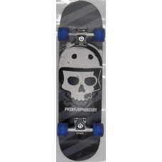Skateboard 8 Grey Skull Custom Cruiser