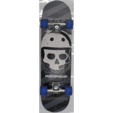 Skateboard 8 Grey Skull Custom Cruiser CLICK AND COLLECT