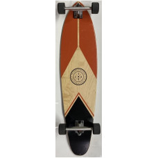 Kicktail Custom Longboard Brown Black Discount CLICK AND COLLECT
