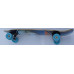 Mini Cruiser Custom Skateboard Blue Surf