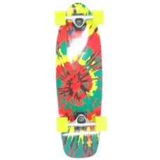 Mini Cruiser Skateboard Maple Tie Dye Rasta