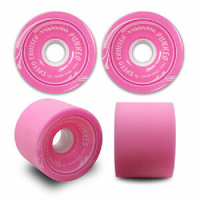 70mm Longboard Skateboard x 4 Cruiser Wheels 78A Pink