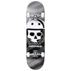 Skateboard 8" Rampage Bonehead Black CLICK AND COLLECT
