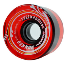 60mm Cruiser Wheels 78A Red Gel CLICK AND COLLECT