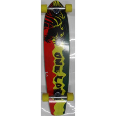 Longboard Custom Slimkick Rasta Lion