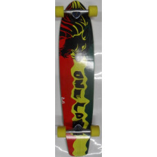 Longboard Custom Slimkick Rasta Lion CLICK AND COLLECT