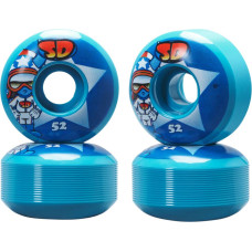 52mm Skateboard Wheels Speed Demons Blue 99A