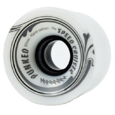 60mm Longboard Skateboard Cruiser Wheels 78A White